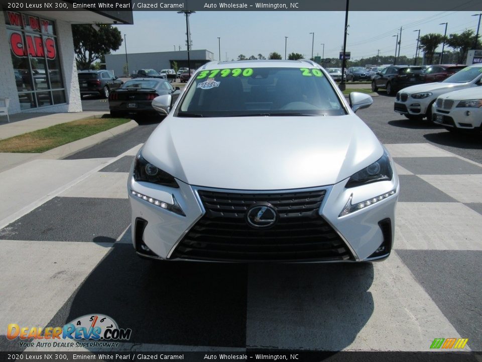2020 Lexus NX 300 Eminent White Pearl / Glazed Caramel Photo #2