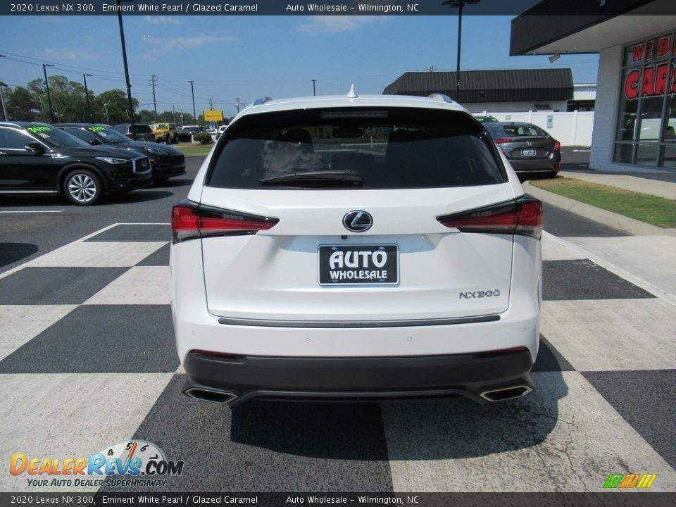 2020 Lexus NX 300 Eminent White Pearl / Glazed Caramel Photo #4