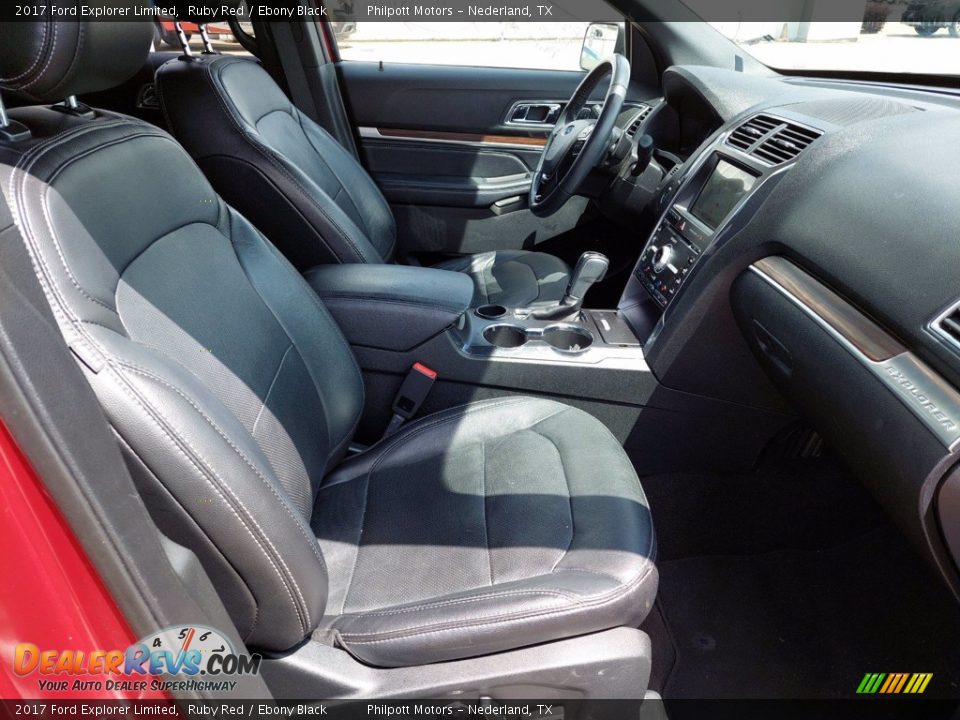 2017 Ford Explorer Limited Ruby Red / Ebony Black Photo #29