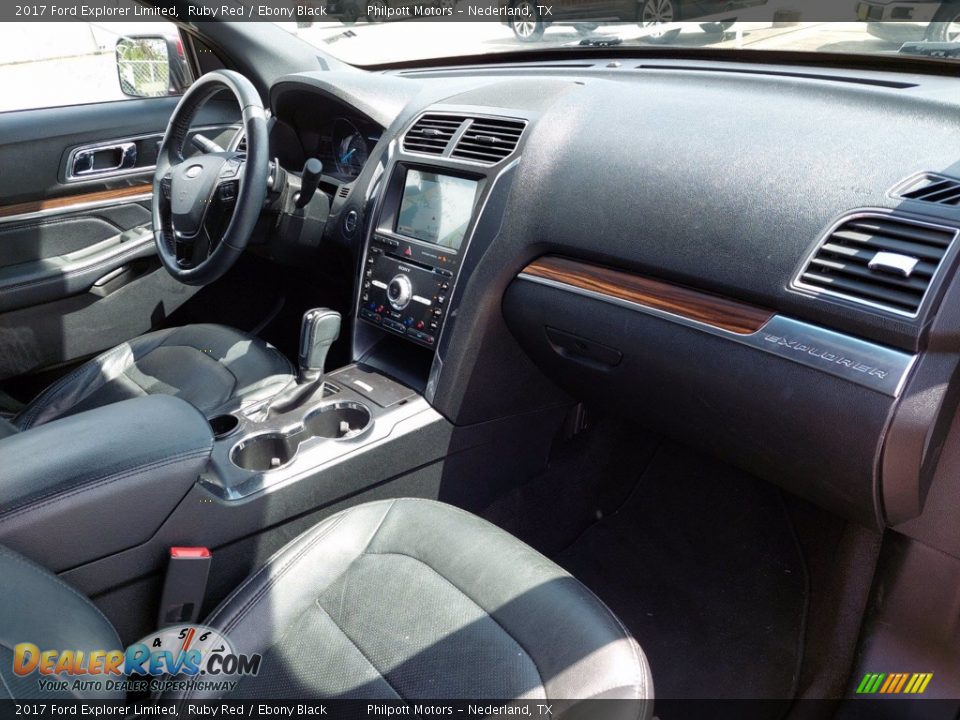 2017 Ford Explorer Limited Ruby Red / Ebony Black Photo #30