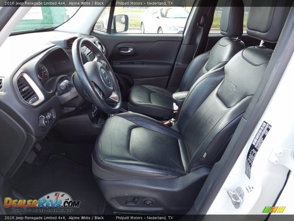 2016 Jeep Renegade Limited 4x4 Alpine White / Black Photo #4