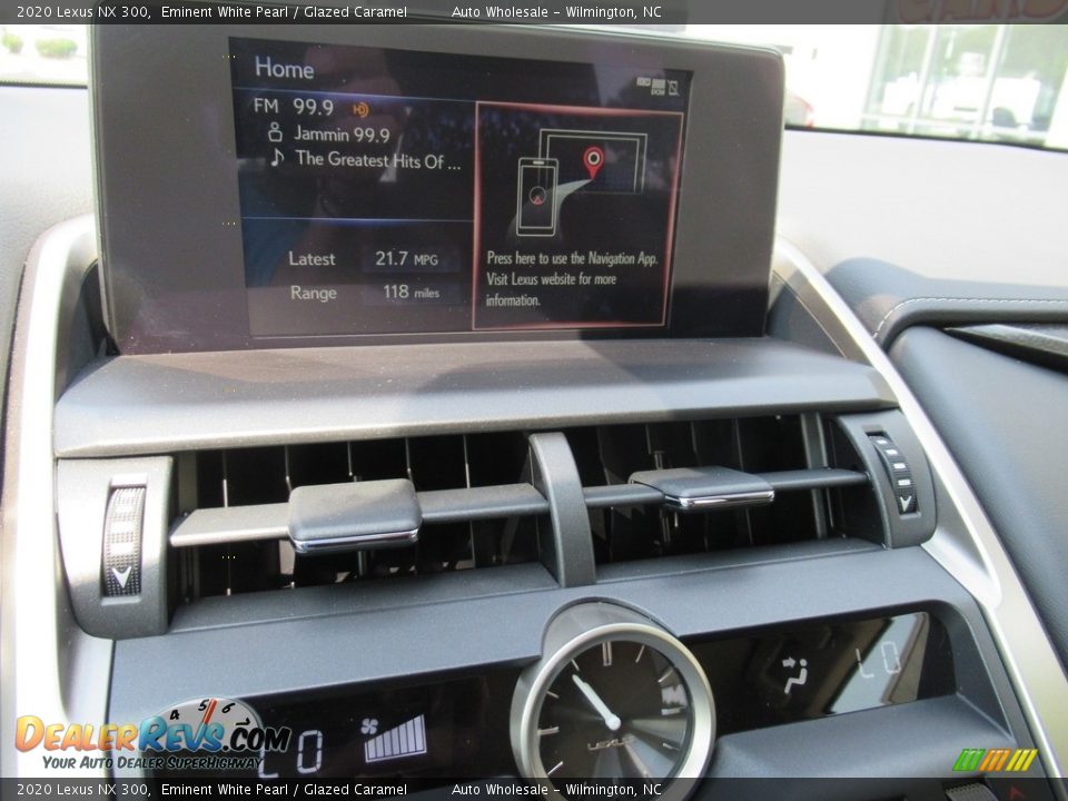 2020 Lexus NX 300 Eminent White Pearl / Glazed Caramel Photo #17