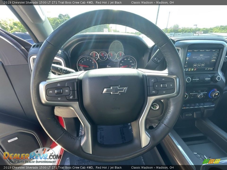 2019 Chevrolet Silverado 1500 LT Z71 Trail Boss Crew Cab 4WD Red Hot / Jet Black Photo #6