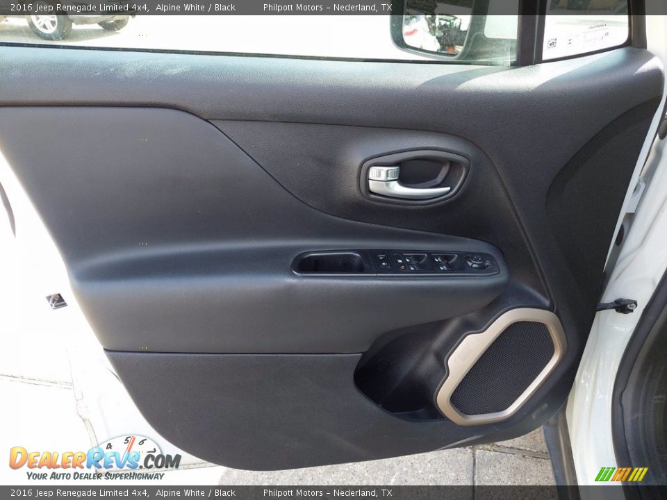 2016 Jeep Renegade Limited 4x4 Alpine White / Black Photo #13
