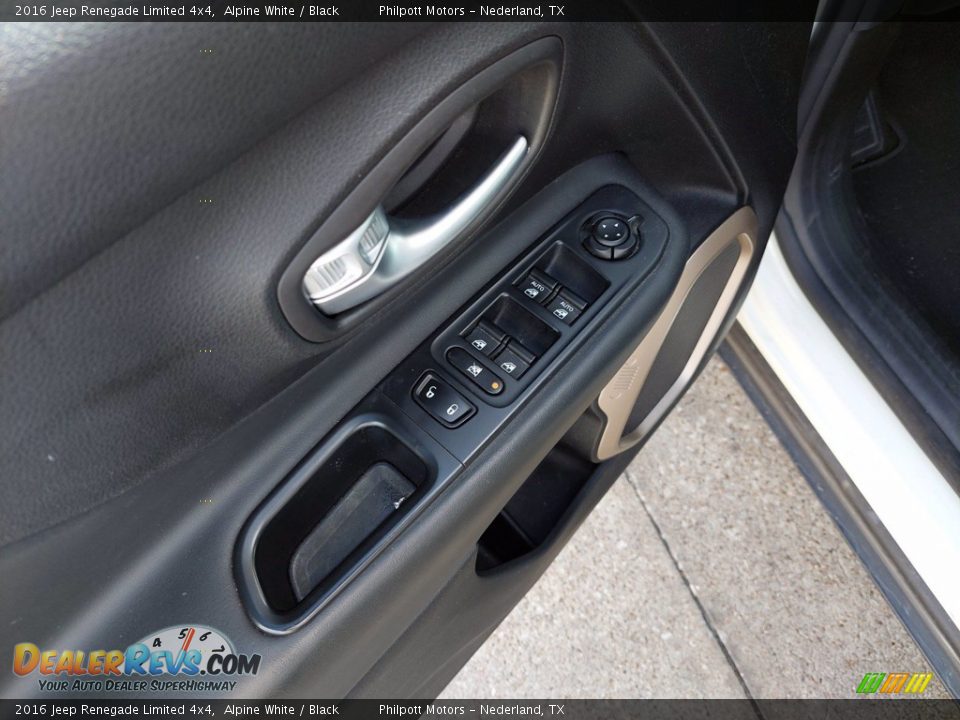 2016 Jeep Renegade Limited 4x4 Alpine White / Black Photo #14