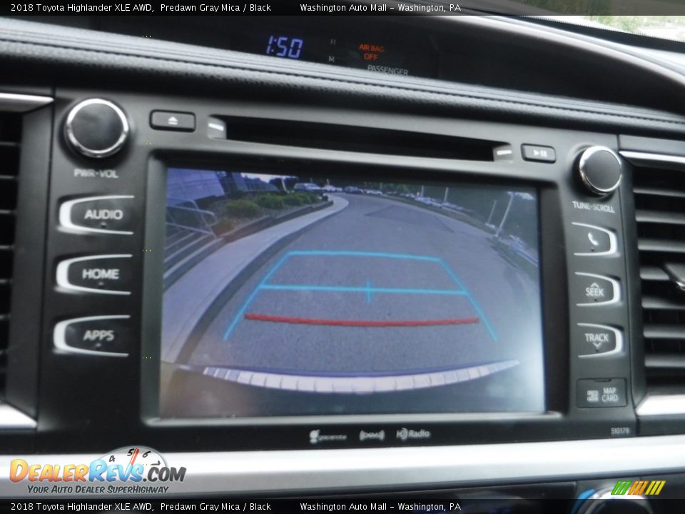 2018 Toyota Highlander XLE AWD Predawn Gray Mica / Black Photo #8