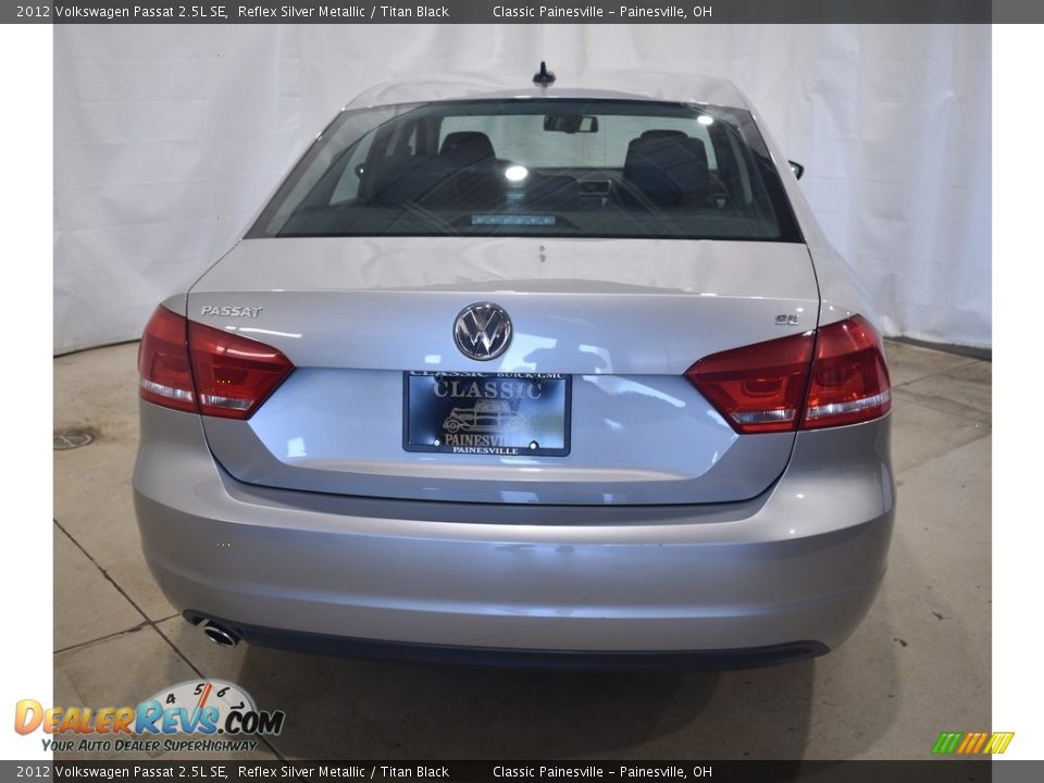 2012 Volkswagen Passat 2.5L SE Reflex Silver Metallic / Titan Black Photo #3