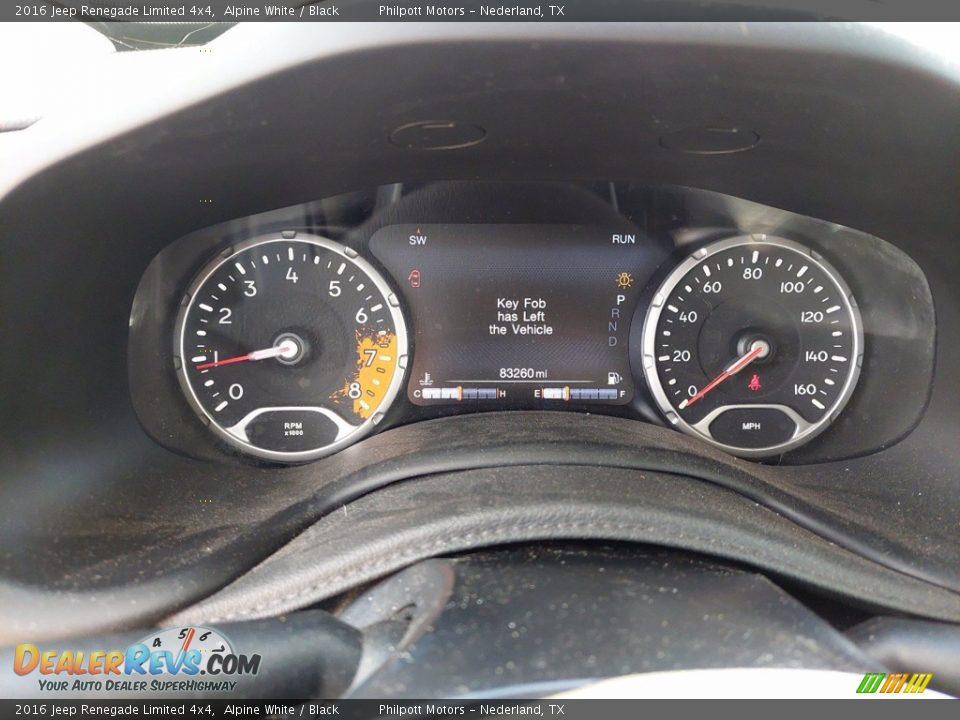 2016 Jeep Renegade Limited 4x4 Alpine White / Black Photo #24