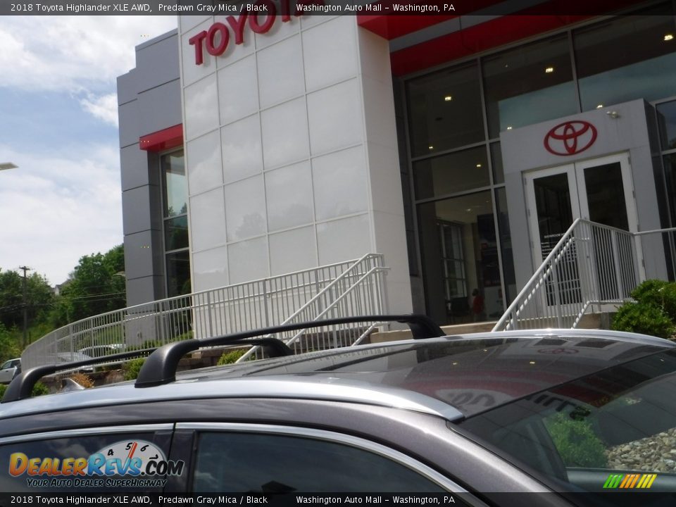 2018 Toyota Highlander XLE AWD Predawn Gray Mica / Black Photo #13