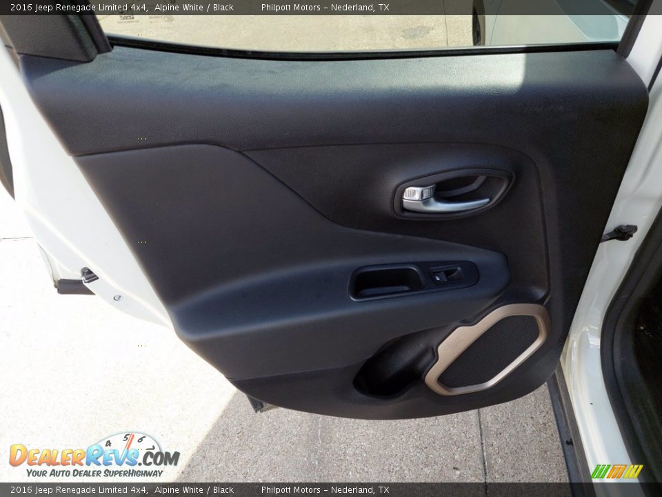 2016 Jeep Renegade Limited 4x4 Alpine White / Black Photo #25