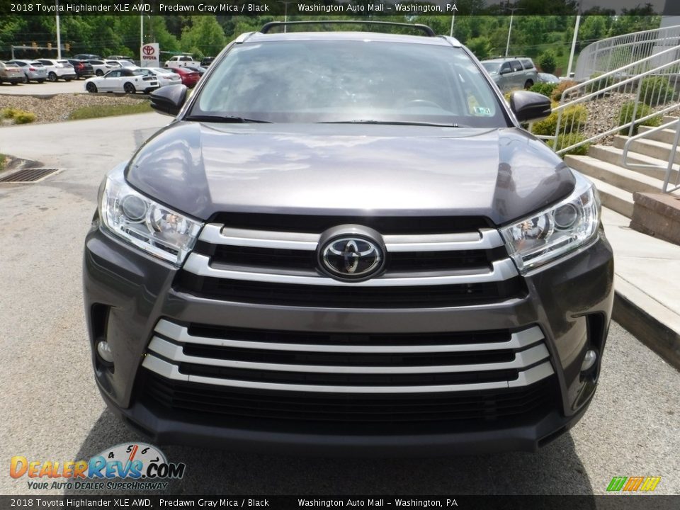 2018 Toyota Highlander XLE AWD Predawn Gray Mica / Black Photo #14