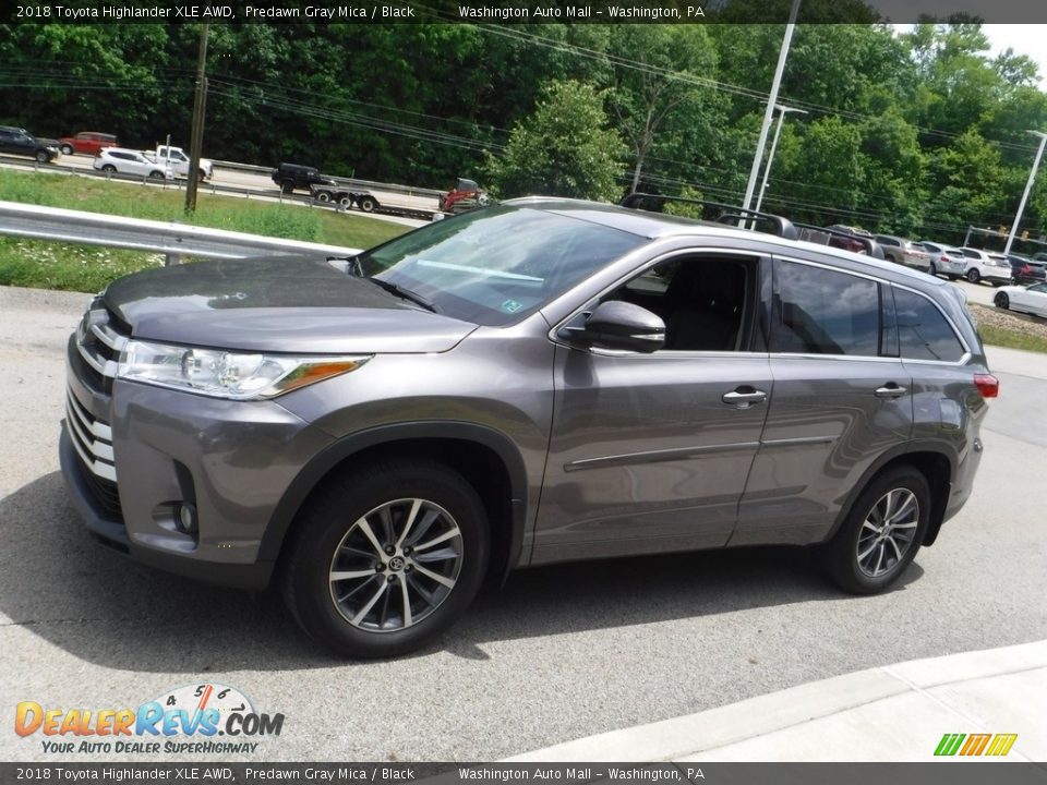 2018 Toyota Highlander XLE AWD Predawn Gray Mica / Black Photo #16