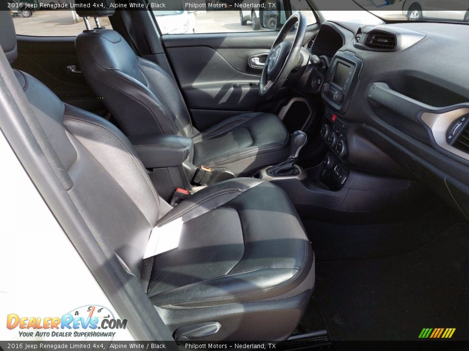 2016 Jeep Renegade Limited 4x4 Alpine White / Black Photo #30