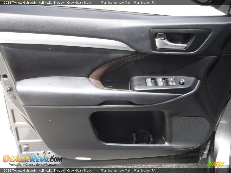 2018 Toyota Highlander XLE AWD Predawn Gray Mica / Black Photo #23