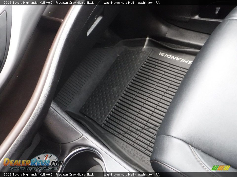 2018 Toyota Highlander XLE AWD Predawn Gray Mica / Black Photo #25