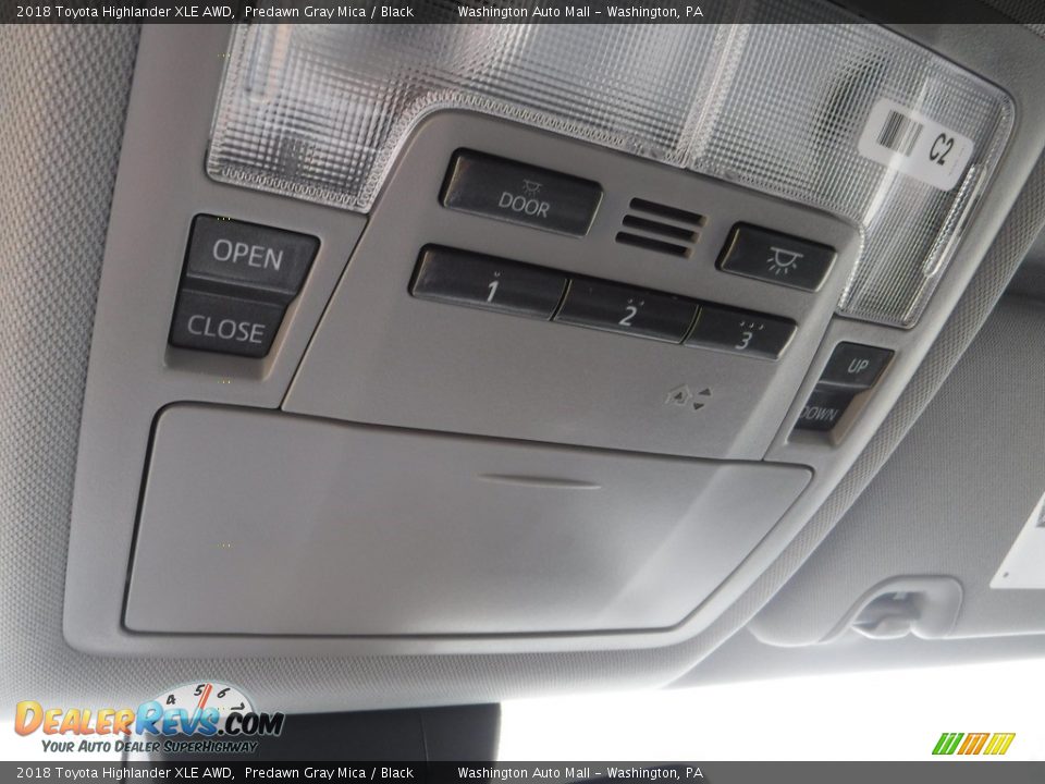 2018 Toyota Highlander XLE AWD Predawn Gray Mica / Black Photo #28