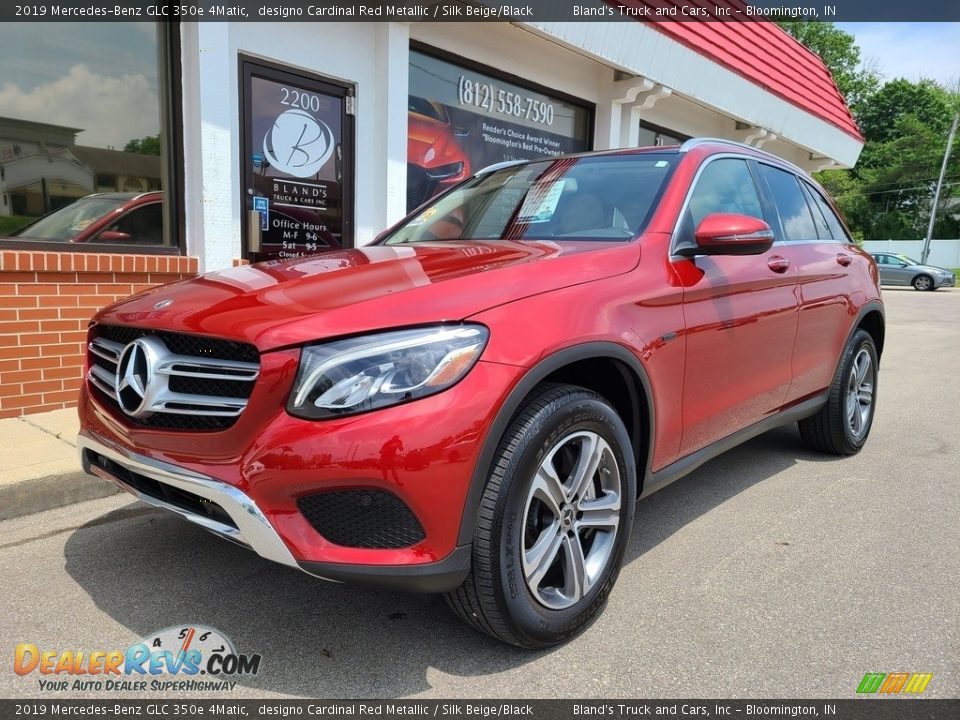 2019 Mercedes-Benz GLC 350e 4Matic designo Cardinal Red Metallic / Silk Beige/Black Photo #2