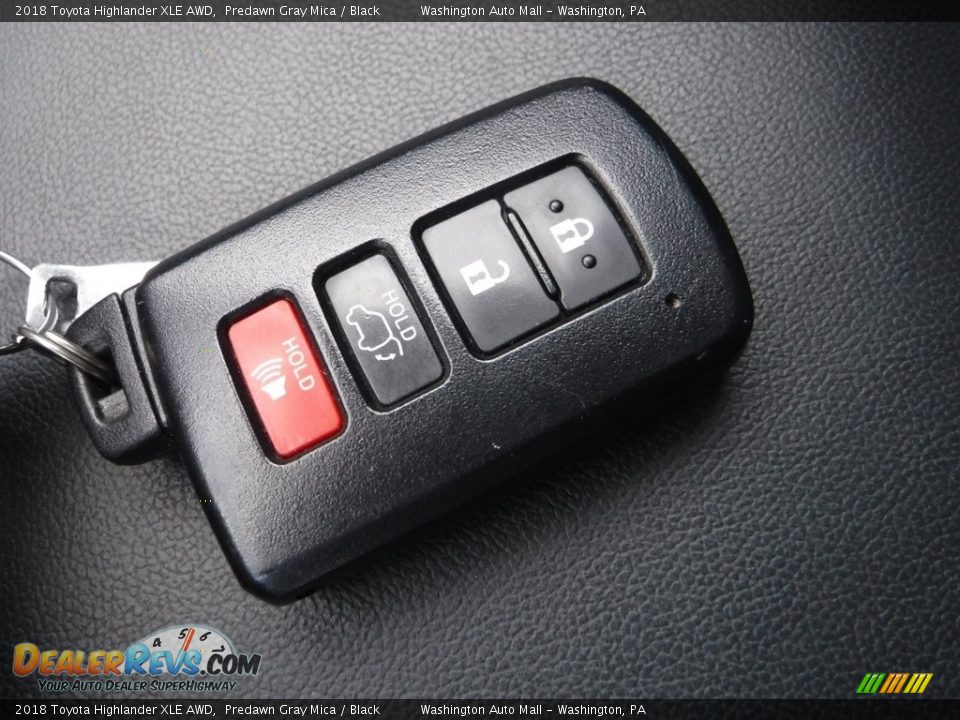 2018 Toyota Highlander XLE AWD Predawn Gray Mica / Black Photo #34
