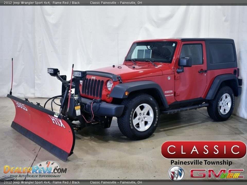 2012 Jeep Wrangler Sport 4x4 Flame Red / Black Photo #1