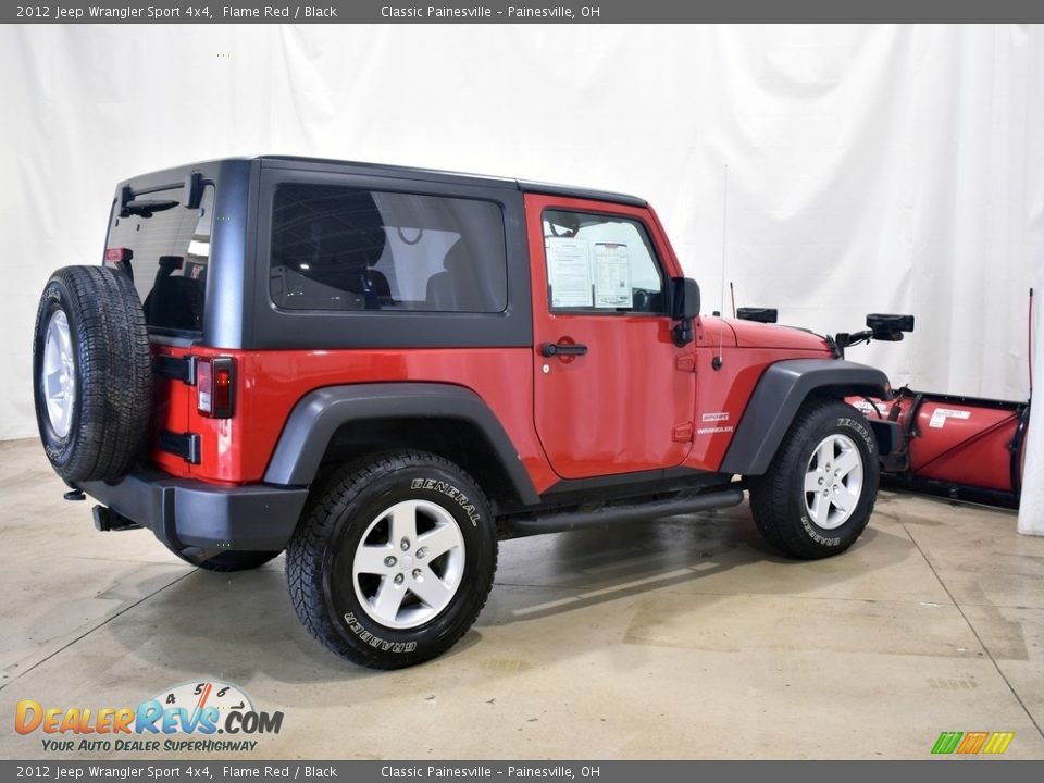 2012 Jeep Wrangler Sport 4x4 Flame Red / Black Photo #2