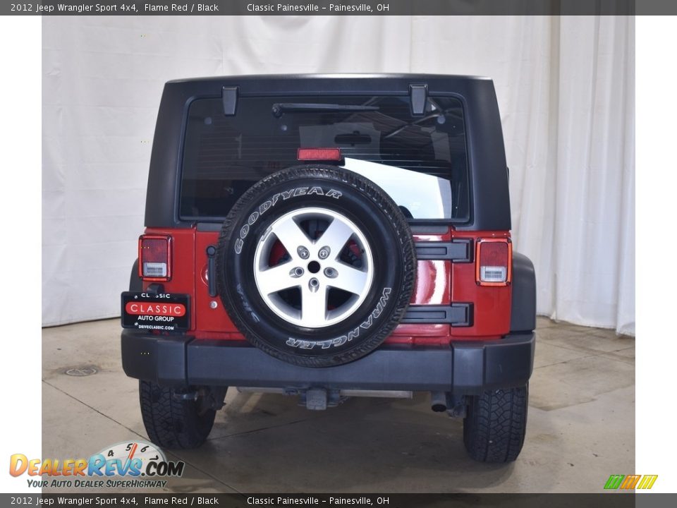 2012 Jeep Wrangler Sport 4x4 Flame Red / Black Photo #3