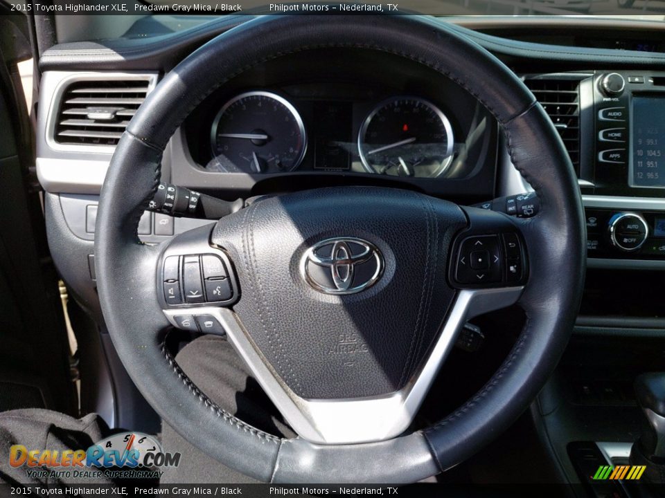 2015 Toyota Highlander XLE Predawn Gray Mica / Black Photo #14