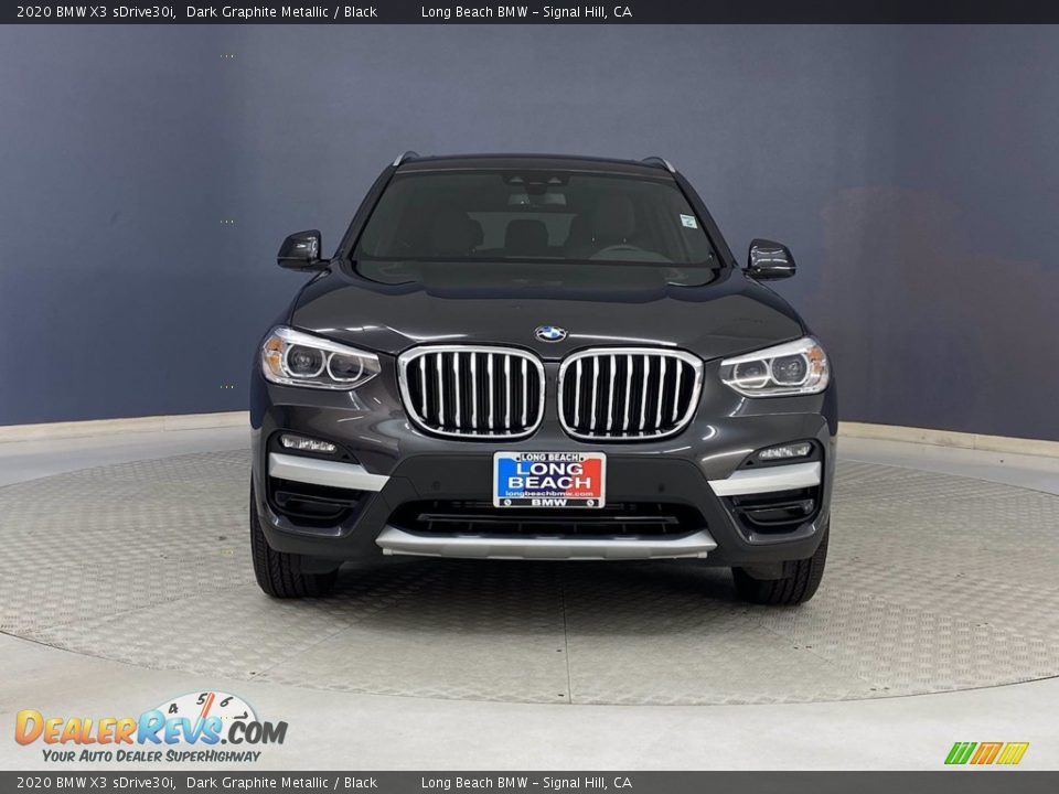 2020 BMW X3 sDrive30i Dark Graphite Metallic / Black Photo #2