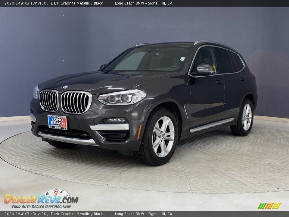 2020 BMW X3 sDrive30i Dark Graphite Metallic / Black Photo #3