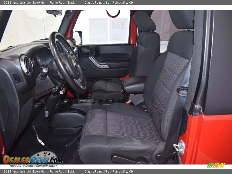2012 Jeep Wrangler Sport 4x4 Flame Red / Black Photo #7