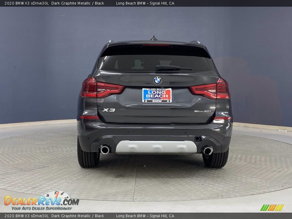 2020 BMW X3 sDrive30i Dark Graphite Metallic / Black Photo #4