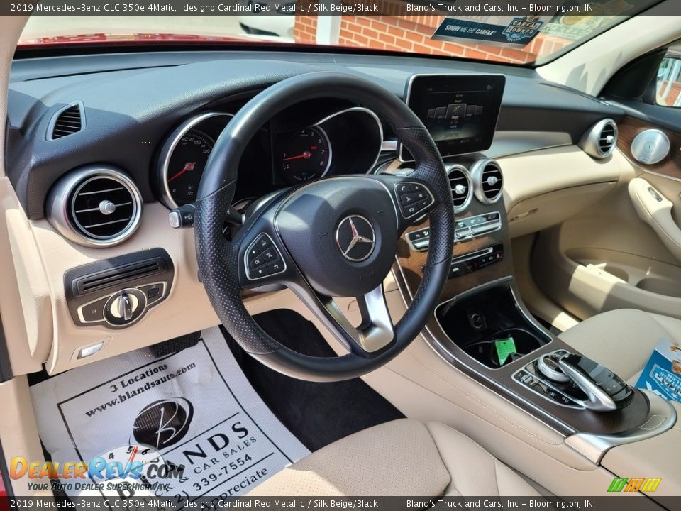 2019 Mercedes-Benz GLC 350e 4Matic designo Cardinal Red Metallic / Silk Beige/Black Photo #12