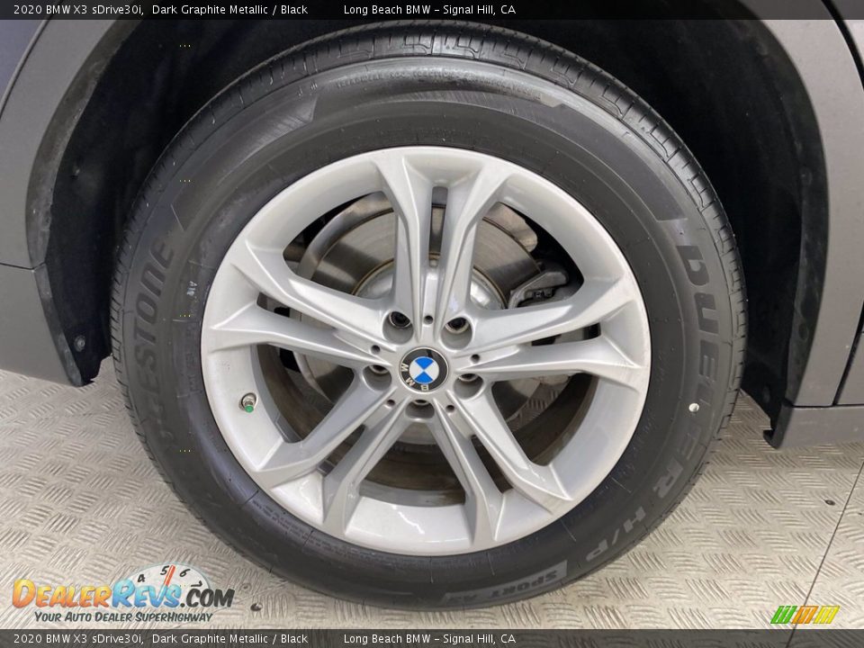 2020 BMW X3 sDrive30i Dark Graphite Metallic / Black Photo #6