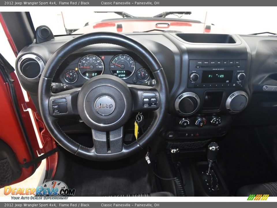 2012 Jeep Wrangler Sport 4x4 Flame Red / Black Photo #11