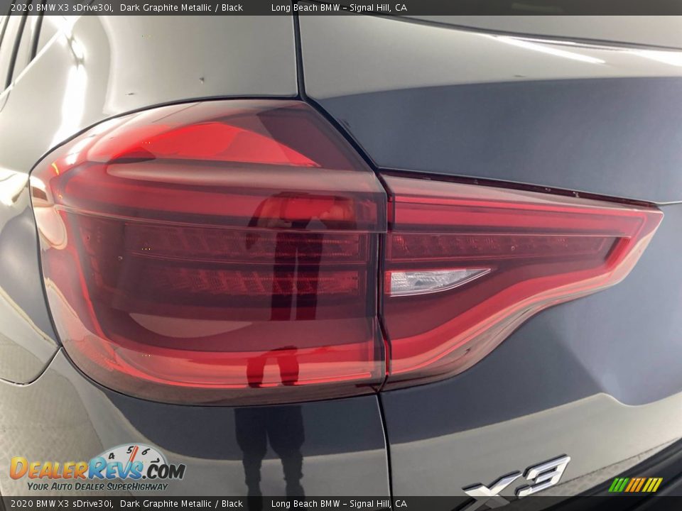 2020 BMW X3 sDrive30i Dark Graphite Metallic / Black Photo #9