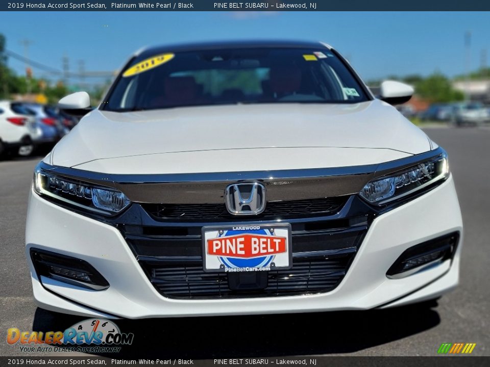 2019 Honda Accord Sport Sedan Platinum White Pearl / Black Photo #16