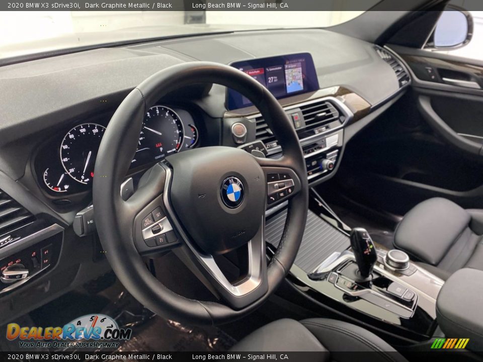 2020 BMW X3 sDrive30i Dark Graphite Metallic / Black Photo #16