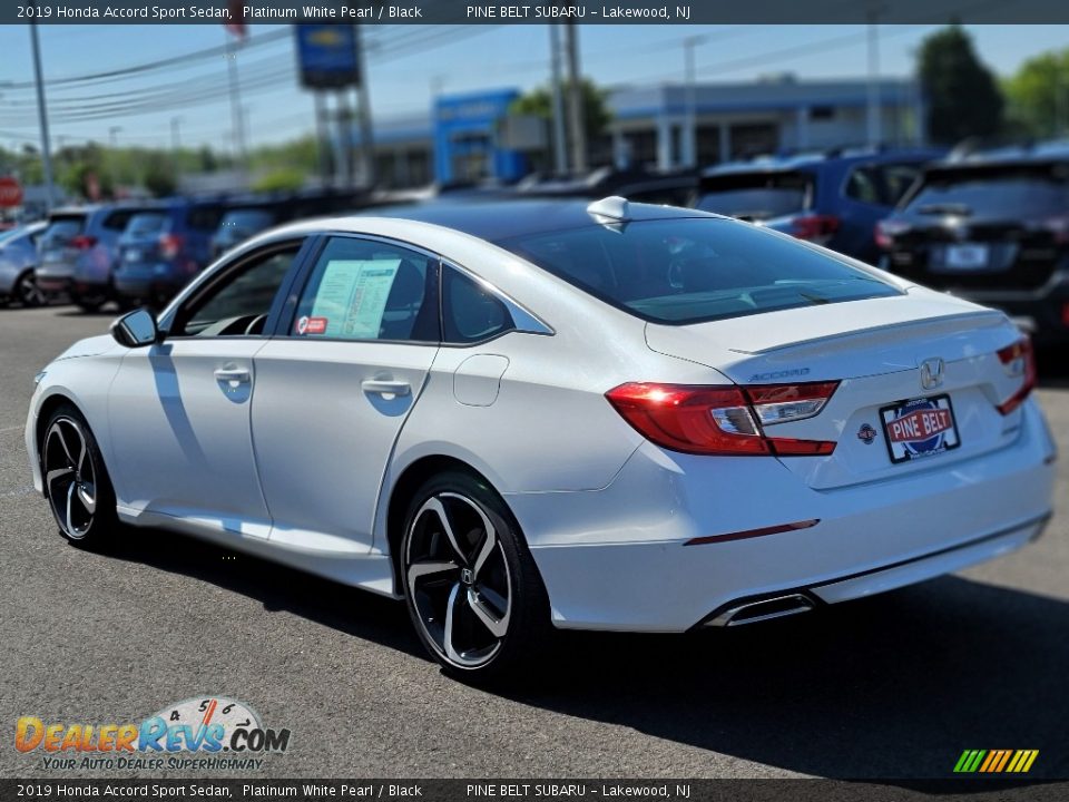 2019 Honda Accord Sport Sedan Platinum White Pearl / Black Photo #19