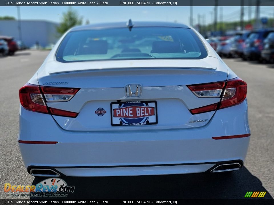 2019 Honda Accord Sport Sedan Platinum White Pearl / Black Photo #20