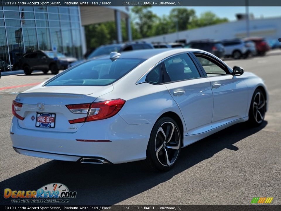 2019 Honda Accord Sport Sedan Platinum White Pearl / Black Photo #21