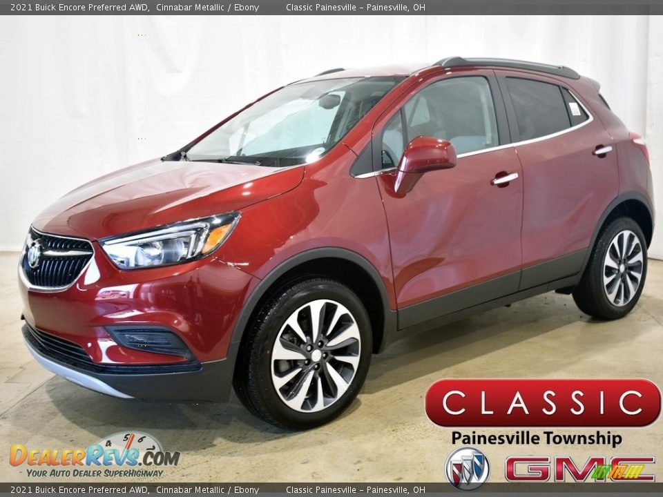 2021 Buick Encore Preferred AWD Cinnabar Metallic / Ebony Photo #1