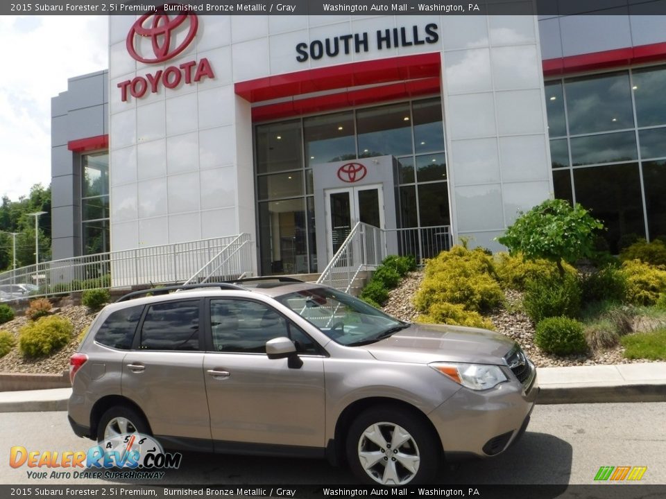 2015 Subaru Forester 2.5i Premium Burnished Bronze Metallic / Gray Photo #2