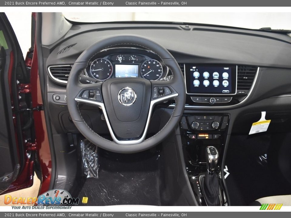 2021 Buick Encore Preferred AWD Cinnabar Metallic / Ebony Photo #10