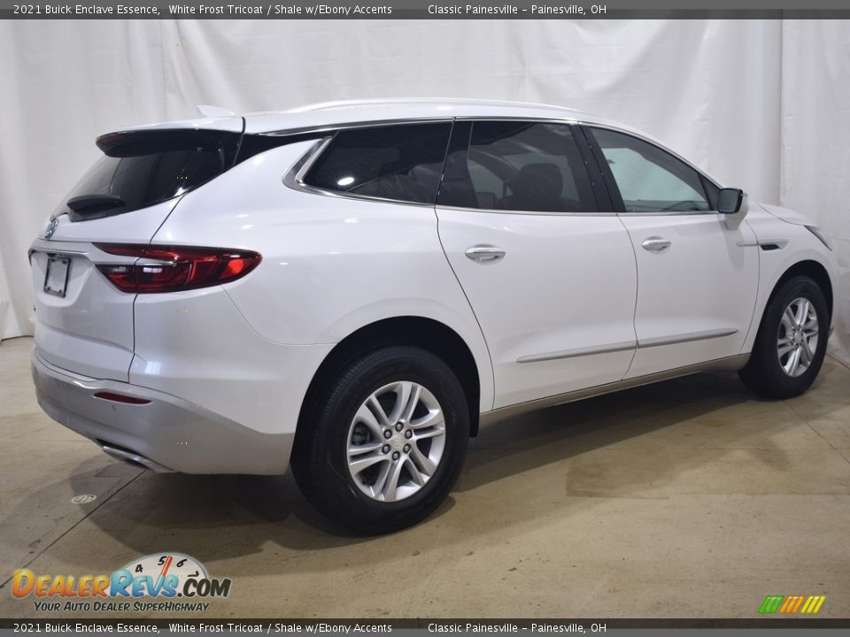 2021 Buick Enclave Essence White Frost Tricoat / Shale w/Ebony Accents Photo #2