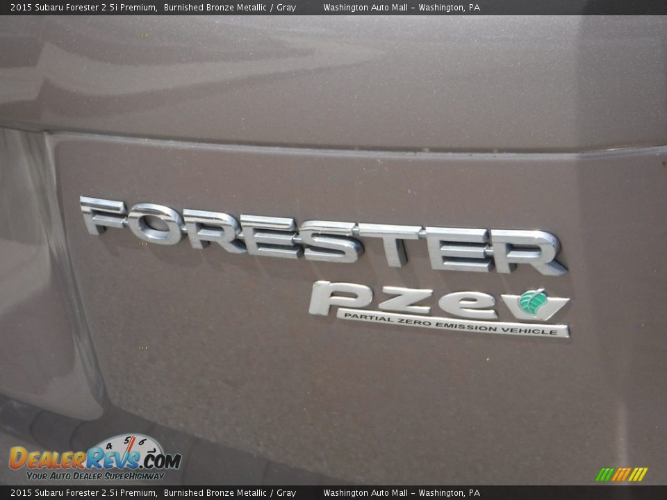 2015 Subaru Forester 2.5i Premium Burnished Bronze Metallic / Gray Photo #15