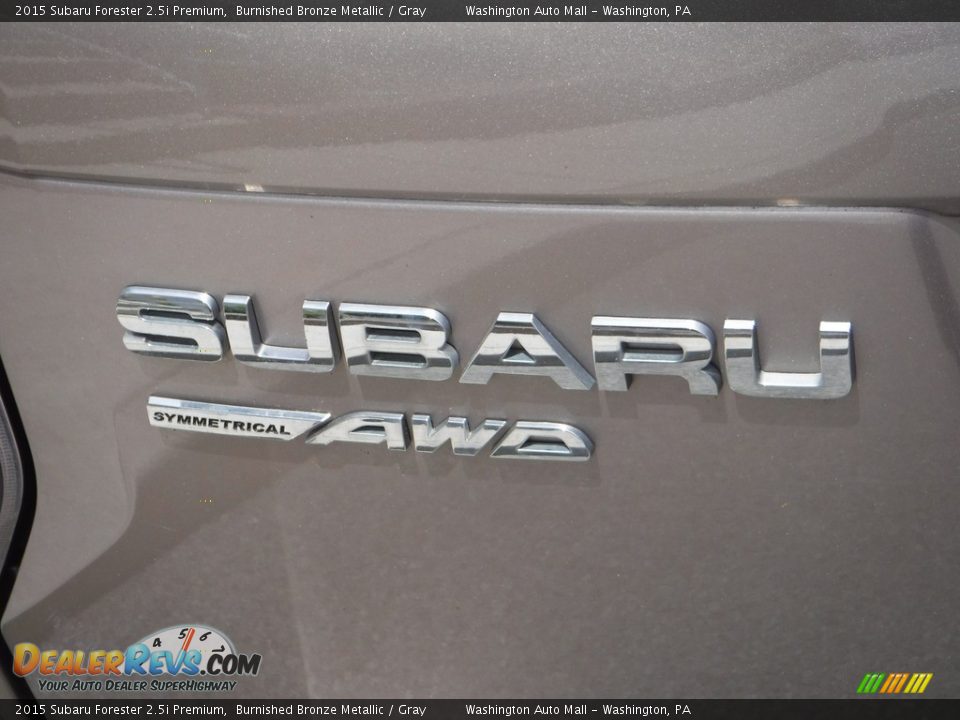 2015 Subaru Forester 2.5i Premium Burnished Bronze Metallic / Gray Photo #16