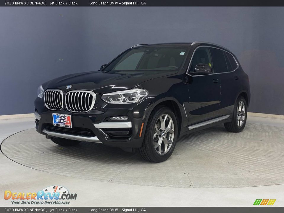 2020 BMW X3 sDrive30i Jet Black / Black Photo #3