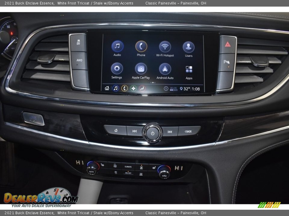 2021 Buick Enclave Essence White Frost Tricoat / Shale w/Ebony Accents Photo #12