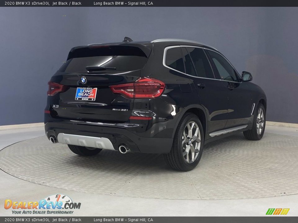 2020 BMW X3 sDrive30i Jet Black / Black Photo #5