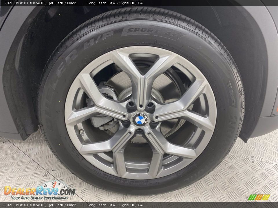 2020 BMW X3 sDrive30i Jet Black / Black Photo #6