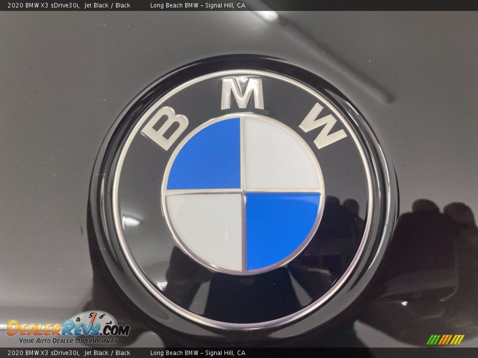 2020 BMW X3 sDrive30i Jet Black / Black Photo #8